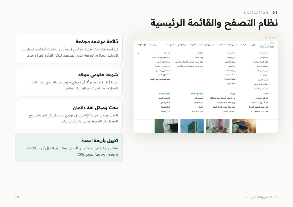 PSAU Digital Ecosystem Redesign Aligned with the Saudi Unified Design System (DGA) — photo 10