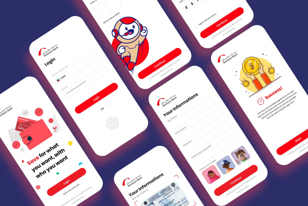 Boubyan Bank - Mobile App for kids