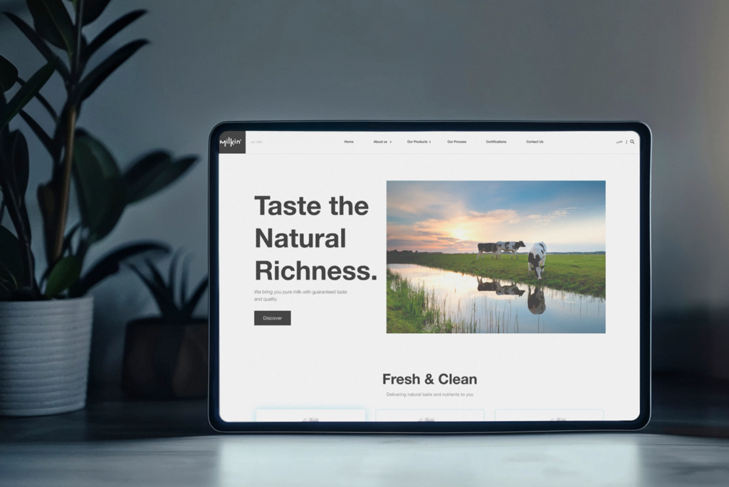Milkin – Website Design & Development
